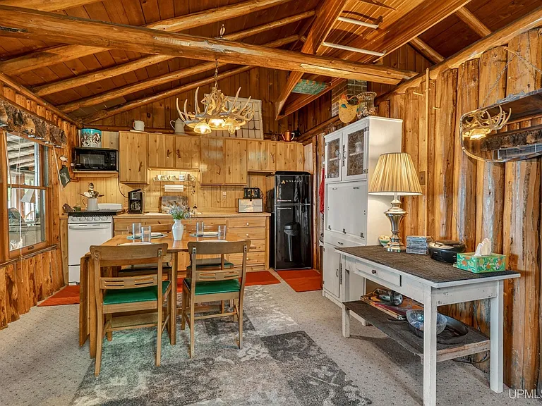 Log Cabin with 400 Feet of Frontage on South Manistique Lake