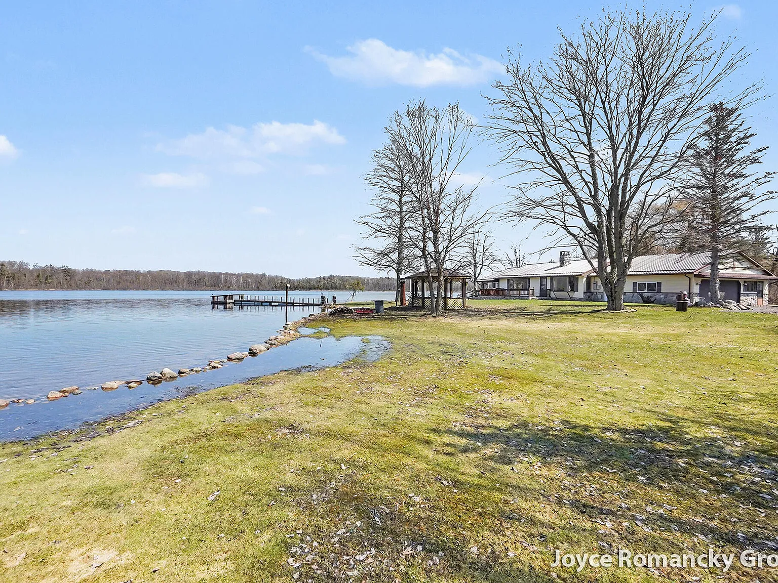 500 Feet of Private Shoreline on Halls Lake in Remus