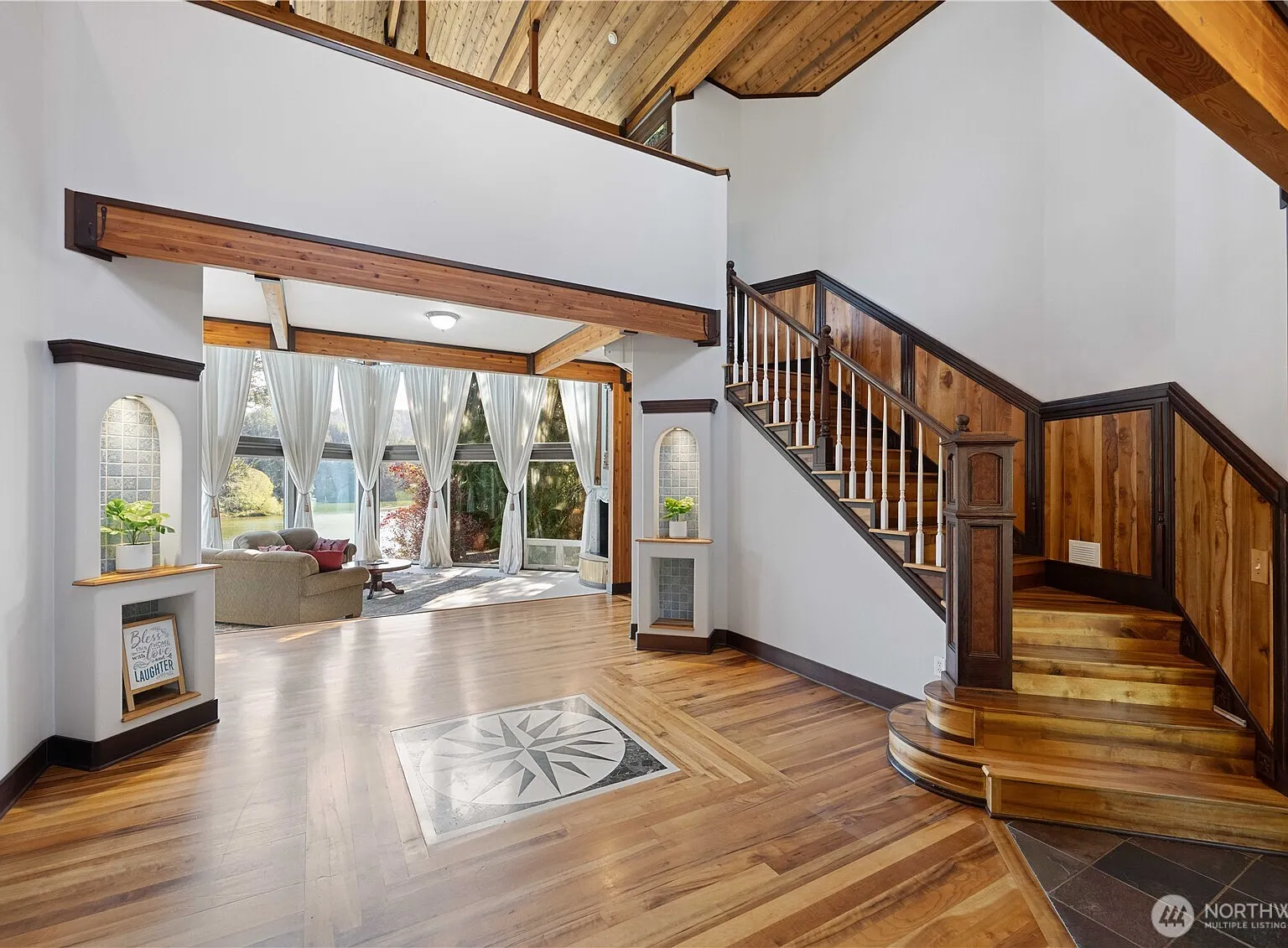 The Tenmile Lake Estate with Its Own Boat Slip and Guest Cabin